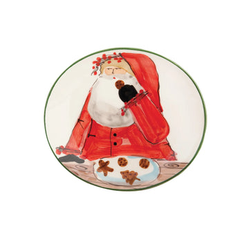 Vietri Old St. Nick Cookie Plate - Small